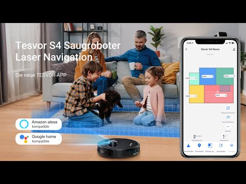 Tesvor S4: Leistungsfähiger Saugroboter mit intelligenter App-Steuerung